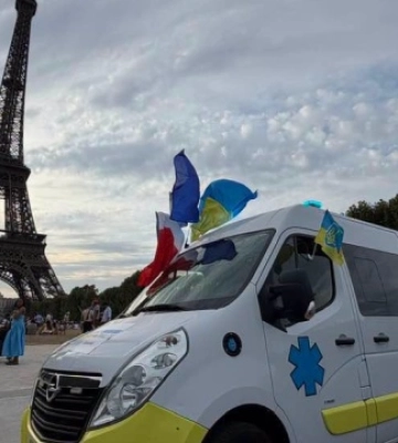 У межах проєкту Ambulance Mitraillée France до Запоріжжя вирушила карета швидкої допомоги