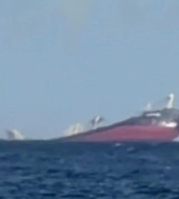 Біля Одеси потонув суховантаж з кукурудзою, атакований росіянами, - соцмережі