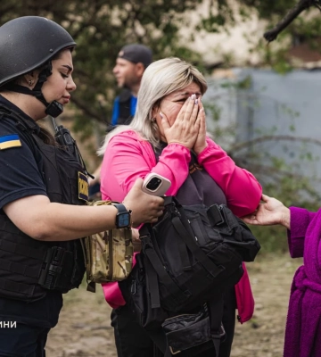 Первые секунды после удара «Бандероли» по Харькову показала полиция (видео)