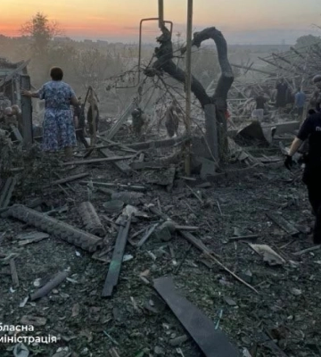 Россияне ударили УАБ и дронами по Запорожью: погиб мужчина, двое раненых