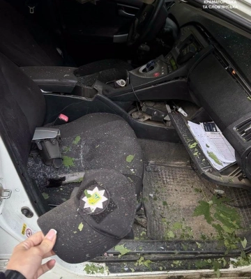 У Краматорську ворог атакував дроном автомобіль патрульної поліції, є поранений