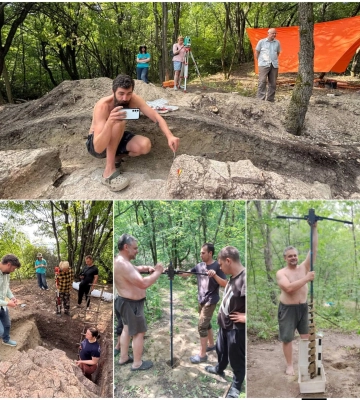 Понад 200 фрагментів фресок знайшли археологи під час розкопок монастиря на Черкащині