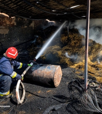 На Кіровоградщині під час пожежі постраждали двоє чоловіків