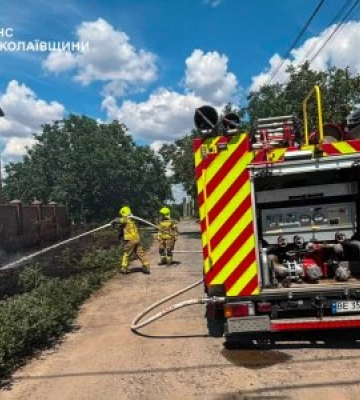 30 пожеж ліквідували вогнеборці минулої доби на Миколаївщині - на одній з них постраждав чоловік