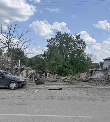 Російський удар по Балаклії: одна людина загинула, вісім отримали поранення