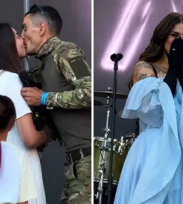 На концерті гурту Kazka військовий освідчився коханій (відео)