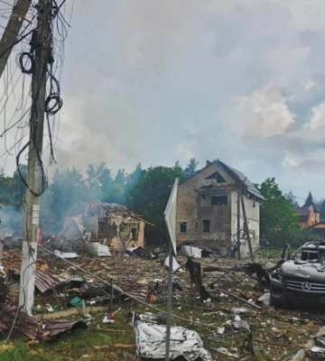 Виставку зброї на Київщині, яку обстріляли росіяни, провели без дозволу влади, - прокурор