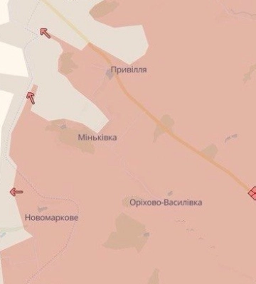 DeepState сообщил о продвижении российских войск в районе Миньковки в Донецкой области