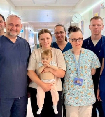 Донором стала тітка: 10-місячній дівчинці з Волині пересадили печінку