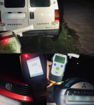 На Рівненщині за добу виявили трьох нетверезих водіїв: у всіх понад 2 проміле алкоголю