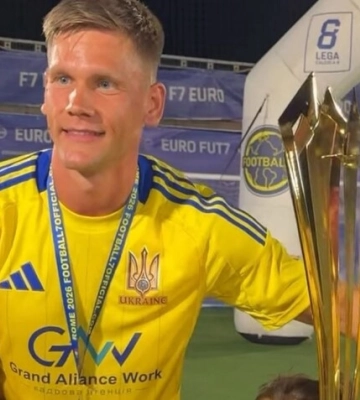 Вихованець черкаського футболу став чемпіоном Європи у складі збірної України