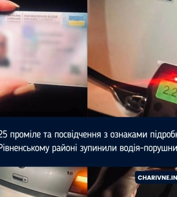 У Рівненському районі патрульні виявили п`яного водія Peugeot