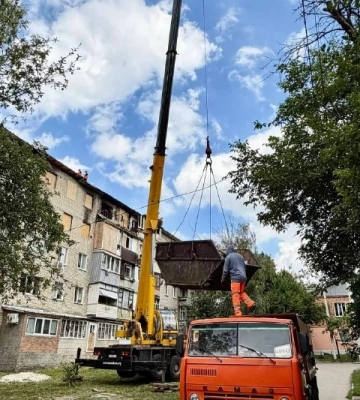 Що вже зробили у пошкодженому будинку на вулиці Киргизькій у Харкові 