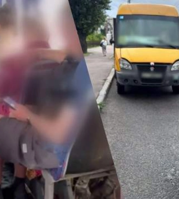 Под "дождем" в салоне: патрульные разыскали водителя неисправной маршрутки в Киеве