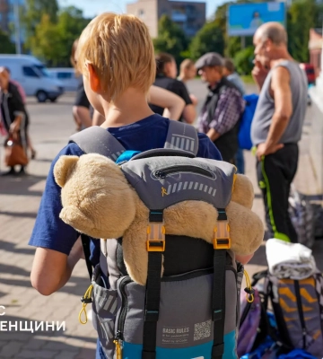 Фото: до Рівненщини евакуювали 31 людину з Донеччини та Дніпропетровщини