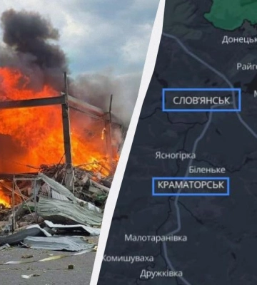 РФ зміщує зусилля на Слов'янськ і Краматорськ: міста рівняють із землею, - DeepState