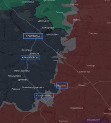 Підрозділи ЗСУ в Часовому Яру можуть потрапити в оточення: що відбувається на фронті