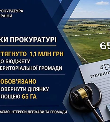 На Миколаївщині суд стягнув з недобросовісного орендаря ₴1,1 мільйона та повернув громаді 65 гектарів землі