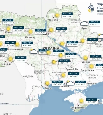 Прогноз погоди на 30 липня 2026 р. в Україні: тепло повертається, дощів не прогнозують