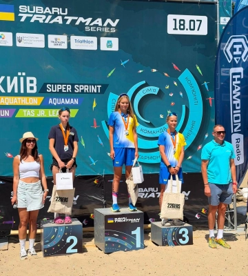 Черкаські триатлоністи здобули вісім медалей на чемпіонаті та Кубку України