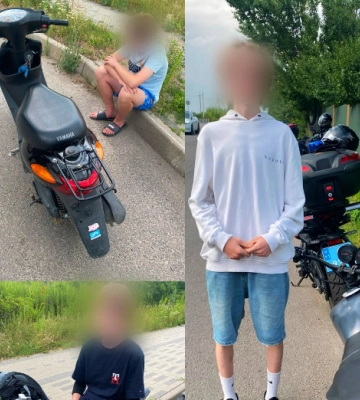 За день патрульні Волині зупинили трьох дітей за кермом мототранспорту
