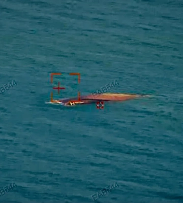 Ознак забруднення морської акваторії поблизу Одеси, де потонуло судно GOLDEN LEO, не виявлено – ОВА