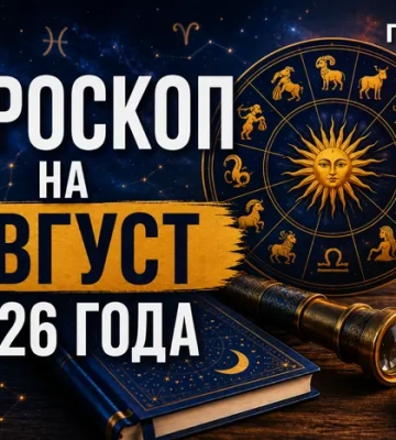 Самый авторитетный гороскоп на август 2026 года для всех знаков зодиака