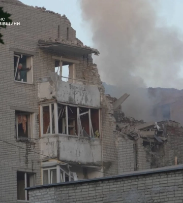 Ночная баллистика по Киеву: погибший, пожары в Святошинском и на Оболони