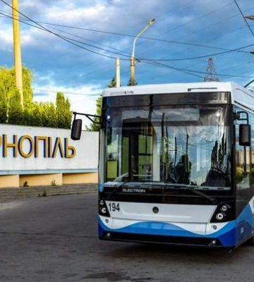 Тернопіль випустив на маршрути дев'ять нових тролейбусів "Електрон" і це ще не вечір
