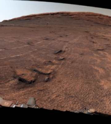 Curiosity знайшов на Марсі велике поле з багатогранниками, схожими на соти