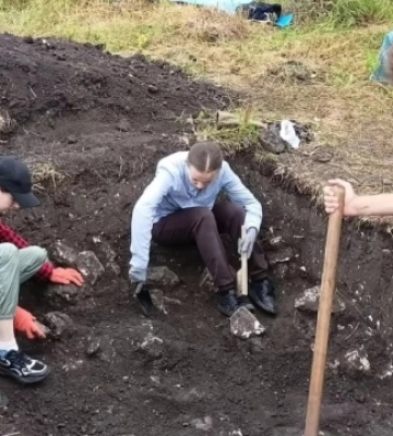 Археологи виявили біля Галича залишки дерев’яної споруди і угорську срібну монету ХІІІ століття