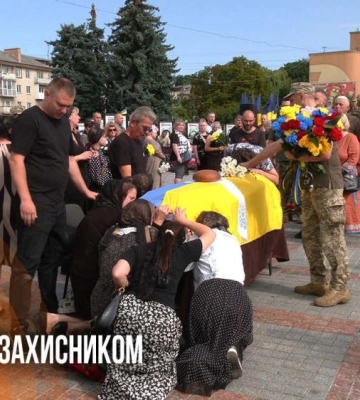 У Рівному провели в останню земну дорогу Захисника України – Анатолія Войцишина