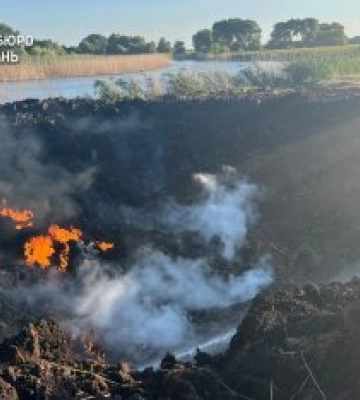 ДБР встановлює причини падіння винищувача F-16 на Полтавщині