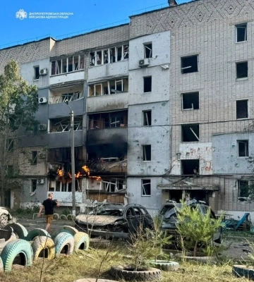 Ворог атакував Павлоград: одна людина загинула, п&amp;apos;ятеро поранені