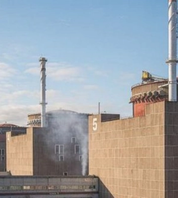 За два кілометри від ЗАЕС зайнялася пожежа