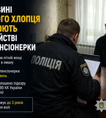 На Буковині 16-річного хлопця підозрюють у шахрайстві щодо пенсіонерки