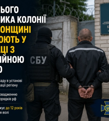 Колишнього працівника колонії на Херсонщині підозрюють у співпраці з окупаційною владою