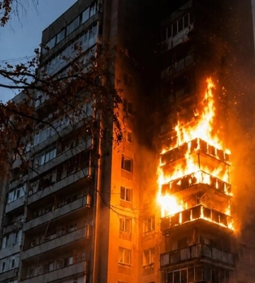 Російські авіабомби перетворили будинок в Краматорську на згарище: є поранені