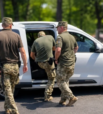 В Ірпені бус ТЦК наїхав на мопед (ВІДЕО)