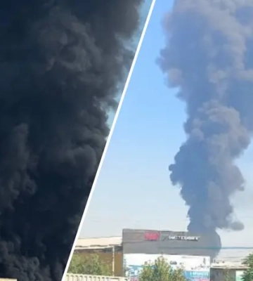 В окупованому Маріуполі спалахнула масштабна пожежа