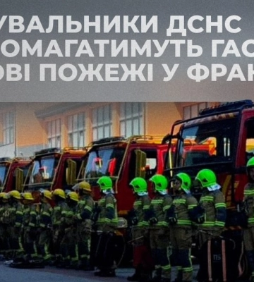 МВД: 70 спасателей и 15 спецавто отбыли во Францию для тушения лесных пожаров, Украина готова направить авиацию ГСЧС