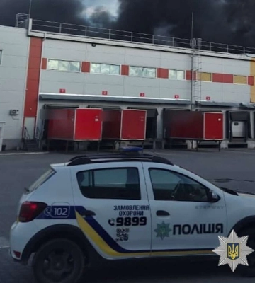 Росіяни знищили термінал "Нової пошти" у Дніпровському районі