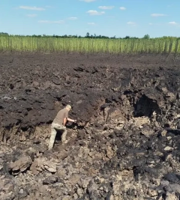 Знайдено вирву від другої ракети KN-23 після удару РФ 30 липня 
