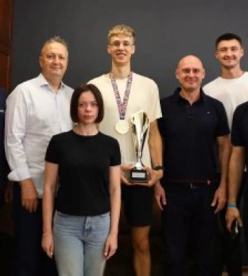 На Миколаївщині привітали чемпіона Європи з баскетболу Максима Грищука