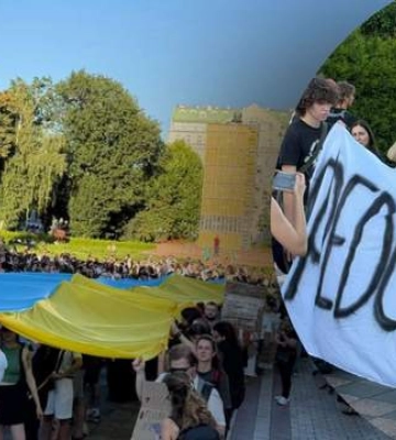 У Києві люди вийшли на протестну ходу