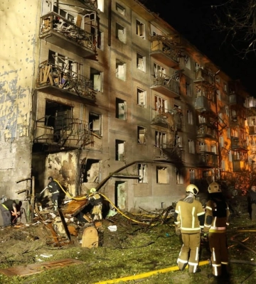 Девять погибших в Киеве в результате российской атаки и 23 человека пострадавших – ГСЧС