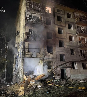 9 людей загинули, ще 27 – постраждали внаслідок нічної російської атаки на Київ