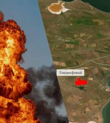 Взрывы не утихали всю ночь: на территории железнодорожного батальона в Керчи вспыхнул пожар