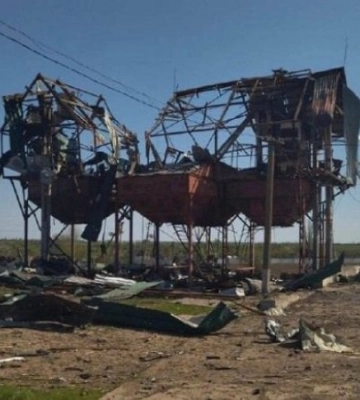 З початку року росіяни зруйнували у Запорізькій області 55 аграрних об'єктів, зокрема зерносховищ