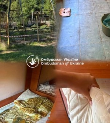 Лубінець провів перевірку в таборі "Артек" на Закарпатті: Пліснява в укритті, гнилі продукти, 12 дітей у кімнаті. ФОТО